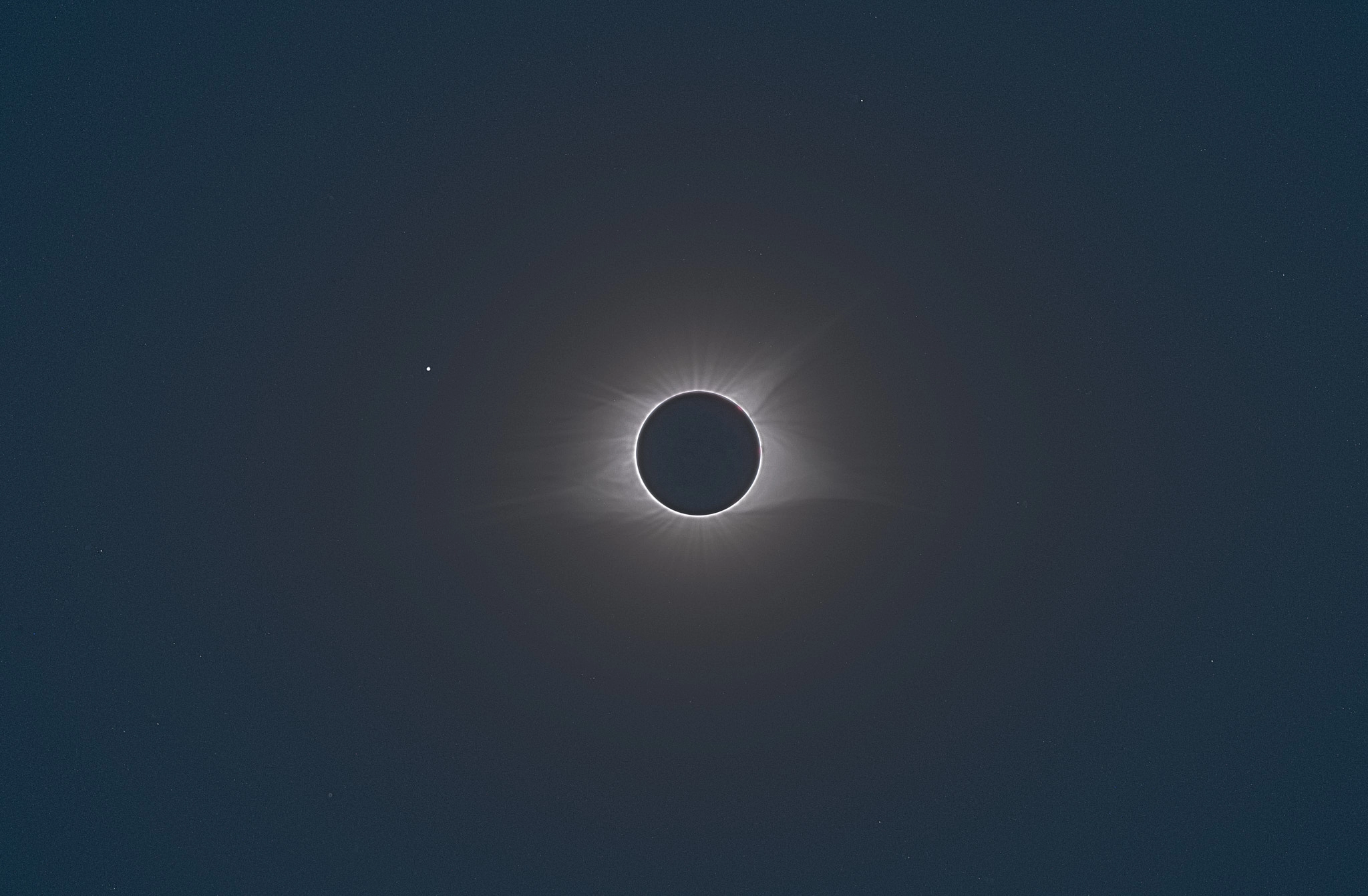 A solar eclipse