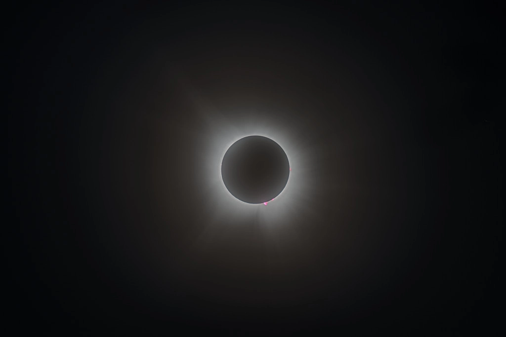 A solar eclipse